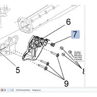 Genuine Holden Metal Clip for Guide Bracket Front Bumper Bar Fascia VF