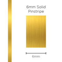 Genuine SAAS Pinstripe Solid Gold 6mm x 10mt