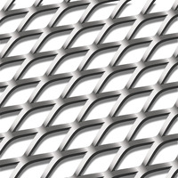 Genuine SAAS 19980 Body Kit Grille Mesh Silver 900mm x 280mm