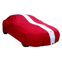 Autotecnica Show Car Cover Indoor Softline Fleece Non Scratch for Mazda 3 Hatch or Sedan - Red