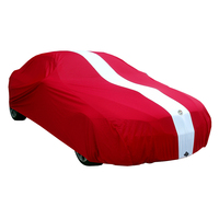 Autotecnica Show Car Indoor Cover for Jaguar Jag F Type All Models Softline Line Fleece Non Scratch Red