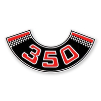 Decal for HT HG HQ Holden GTS Monaro Air Cleaner Top Clear "350" 