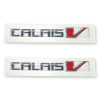 Genuine Holden Badge for Chrome Red "Calais V" Front Doors - Pair
