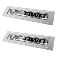 Genuine Holden Badges Chrome Black for "V6 AWD" ZB Commodore RS-V VXR Calais Pair