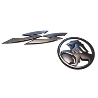Genuine Holden Badge "Lion" & "SS" Tailgate for VT VX VY VZ Silver Satin Rear Set