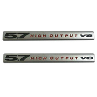 Genuine Holden Badge for Fender Holden Commodore VT VX VY VZ "5.7 SS Hi Output" Satin Chev Pair
