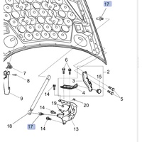 Genuine Holden Ball Stud Kit For Bonnet Hood Strut All Model VF HSV And Holden Series 1 / 2 > 2017