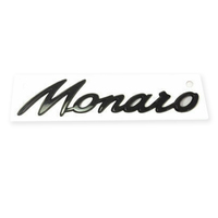 Genuine Holden Badge for "Monaro" V2 VY VZ 1/4 Panel Gloss Black (1) 