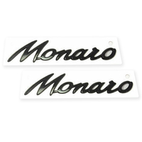 Genuine Holden Badge for "Monaro" V2 VY VZ 1/4 Panel Gloss Black Pair