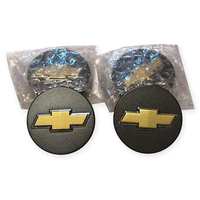 Genuine Holden Chev Bowtie Wheel Caps for VT VX VY VZ VE SS & VE 2 SSV Redline Badge Gold(4)