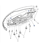 Genuine Holden Engine Bumper Undertray for WN Statesman Caprice 2013 Onwards