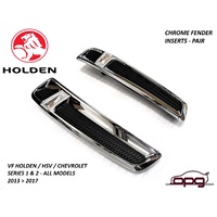 Genuine Holden Fender Vent Surrounds Chrome for VF1 VF2 Holden Commodore SS SSV SSV SV6 2013>17