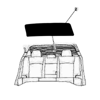 Genuine Holden Rear Screen Interior Sunshade for VE SS SSV SV6 Sedan Only
