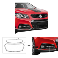 Genuine Holden Sports Black-Out Kit DRL L&R Grille Surrounds for VF Series 1 SSV & SV6 Storm 
