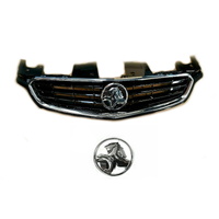 Genuine Holden Grille / Boot Badge Combo for VF SS SSV SV6 Holden F&R Sedan Chevrolet to Holden - Black Unpainted 