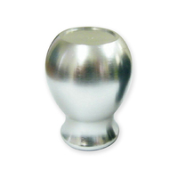 Autotecnica Gearshift Knob Billet Dome Silver Manual Multi-Fit / Universal 6.5cm Hig