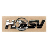 Genuine HSV Badge Fender / Guard "HSV" for WK WL Grange Chrome - 1