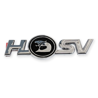 Genuine Holden HSV Badge Boot Trunk for V2 VY VZ "HSV" GTS GTO Coupe - Chrome