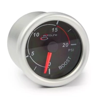 Genuine Autoline Boost Gauge Diesel 0-20 psi 52mm Autoline Series Black 12V