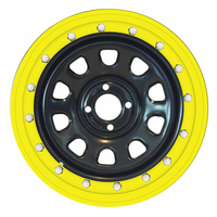 Autotecnica Beadlock Bead Lock Simulator Kit Suits 15" Rims 4WD & Passenger (1 Only) Yellow