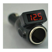 Cigarette Lighter Adapter 12v or 24v Socket Battery Volts Gauge - Health Check