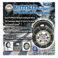 Autotecnica Snow Chain Kit for Passenger Sedan Wagon Ute 245/45 or 40 R19 19" Tyres Wheels Rims CA130 Will Not Suit SUV Vehicles