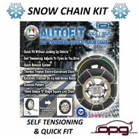 Autotecnica Snow Chain Kit for 4x4 4WD SUV with 30 X 9.5 X 15 Tyres Wheels / Rims CA410