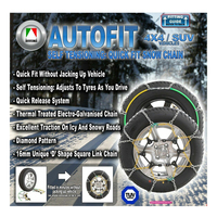 Autotecnica Snow Chain Kit for 4x4 4WD SUV 265/70 265/75 R16 All Terrain Tyres / Wheels / Rims CA490