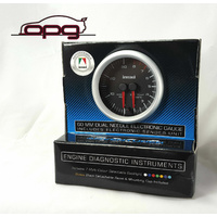 Autotecnica Dual Needle 4WD Gauge Diesel EGT & Boost 60mm Analog Black Face 7 Colour Light