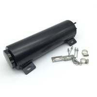 Autotecnica Black Alloy Radiator Overflow Recovery Tube/Tank for Holden HQ HX HZ HJ WB