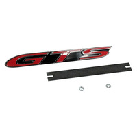 Genuine HSV Grille Badge & Retainer for VE E1 E2 E3 E Series VE Coupe "GTS" Red BLK