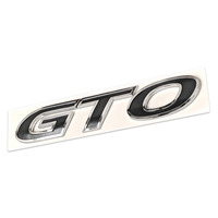 Genuine Holden HSV Badge "GT0" for VY GT0 Coup'e Coupe 2003 2004 2005 2006 Side Badge -1 Badge - Dark Grey with Chrome Rim