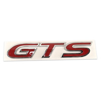 Genuine Holden HSV Badge "GTS" for VY GTS Coup'e Coupe 2004 2005 2006 Side Badge -1 Badge - Red with Chrome Rim