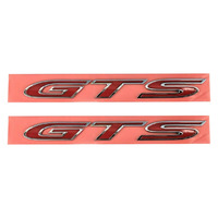Genuine Holden HSV Badge HSV "GTS" for VE E1 E2 E3 GTS Side Badge - Red with Chrome Rim - Pair