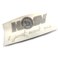 Genuine HSV 20th Anniversary "I Just Want One" Sticker Rear Window for VE /WM Statesman