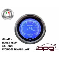 Autotecnica Performance Water Temp 52mm LCD Gauge 7 Colour Lighting (1 Guage)