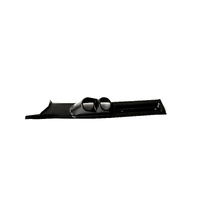 Autotecnica Dual Pillar Pod Gauge (Holds 52mm / 2" Gauges) Holder BLK for Landcruiser 76-79 Series W/Grab Handle 2009-17 Without Curtain AirBag