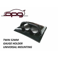 Autotecnica Gauge Dash Pod Holder Multi fit 4WD Mount Takes 52mm Gauges - Black