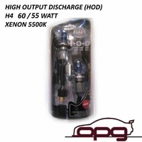 Autotecnica Xenon Hod 5500k H4 Low/High Beam Bulbs for All Ford BA BF FG XR6 XR8 & FPV 60/55w