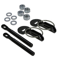 Genuine SAAS HPK1003 - Vehicle / Car Bonnet Hood Pin Catch Kit - Black