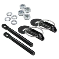 Genuine SAAS HPK1003 - Vehicle / Car Bonnet Hood Pin Catch Kit - Black