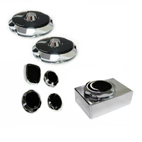 Autotecnica Real Carbon Fibre Billet Chrome Engine Bay Dress Up Kit for VF 4 Caps Strut Brake Cover SS SSV HSV
