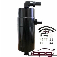 Autotecnica Performance Alloy PCV Catch Can - Diesel Engines Black Anodized for Toyota Hilux