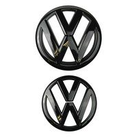 Badge Combo Grille & Hatch for Polo 6R GTI R 2009-14 VW Volkswagen Gloss Black