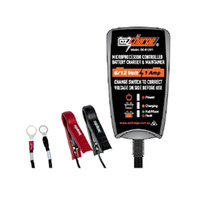 OzCharge 6/12 Volt 1 Amp Battery Charger Trickle Maintainer for Scooter Motorbike