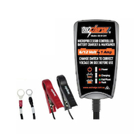 OzCharge 6/12 Volt 1 Amp Battery Charger Trickle Maintainer for HD Harley Sportster