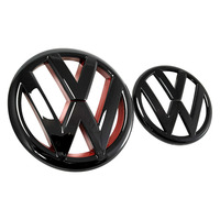 Badge Combo Grille & Hatch for Polo GTI 6R Polo 2009-14 VW Volkswagen Gloss BLK