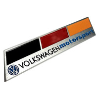Badge "Volkswagen Motorsport" for VW All Models Universal Badge
