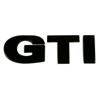Badge "GTI" Gloss Black Golf for Mkiv MKV MK6 Volkswagen Golf GTI Hatch