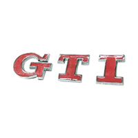 Badge "GTI" for Hatch Golf MK5 MK6 MK7 GTI VW Volkswagen - Red